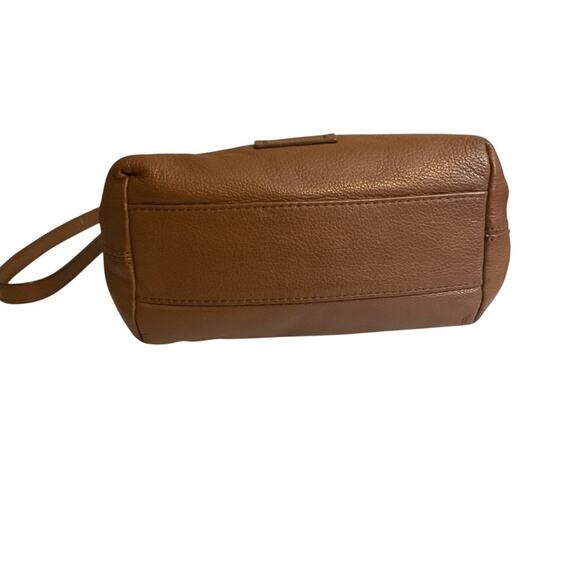 Vintage 90s FOSSIL Black Glitter Suede & Brown Leather Crossbody - Picture 11 of 11